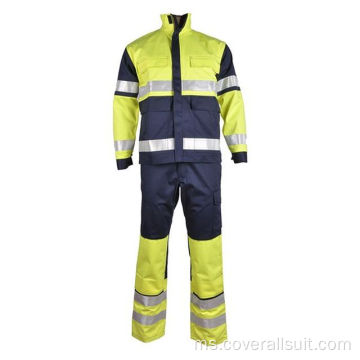 Pakaian Keselamatan Aramid Fire Retardant Suit Coverall